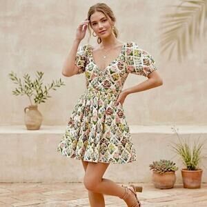 agua bendita salvador jarron mini dress Agua By Agua Bendita Women's Salvador Encaje Mini Dress
